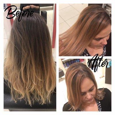 RoseGold Balayage