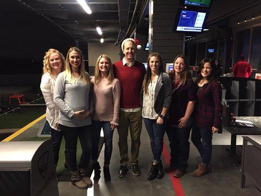 The Stonebridge family out at Topgolf for our annual Christmas Party!