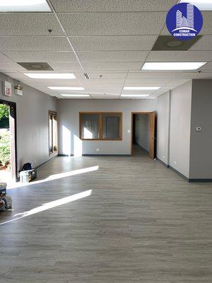 Commercial remodeling! #ESMARCONSTRUCTION