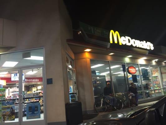 Chevron Gas Station/McDonalds