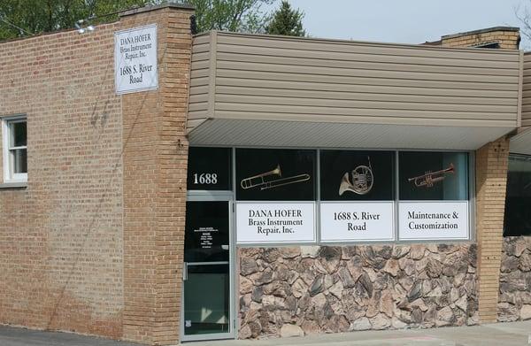 Dana Hofer Brass Repair shop exterior.