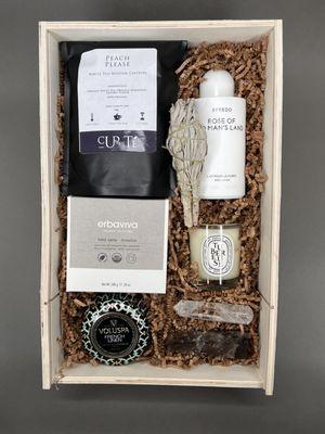 Wellness gift basket