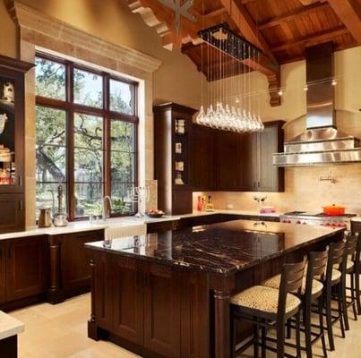 Custom home = Custom kitchen build your dreams with Baldwin Luxury Homes