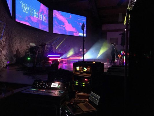 Concert sound & stage lighting production