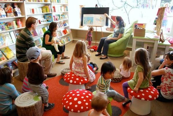 Storytime every day at 11AM.  Join us!