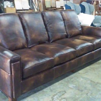 Full leather couch...