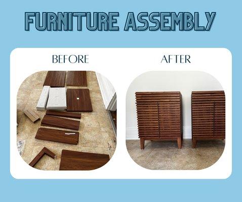 Furniture assembly of all kinds!