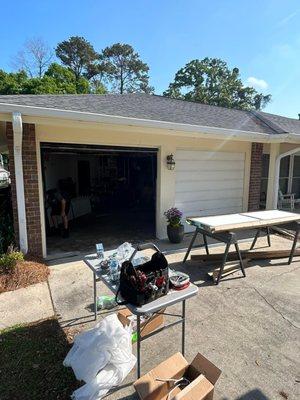 Old flip up garage doors Beaufort Sc