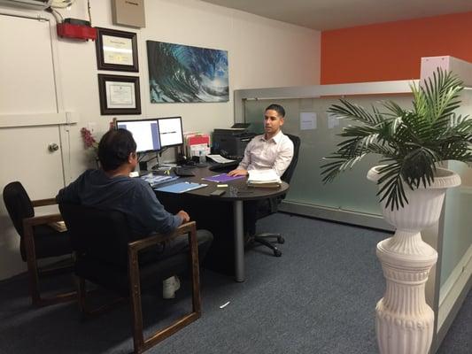 Raul (part owner) will assist you with your tax needs, in addition to accounting and financial planning.