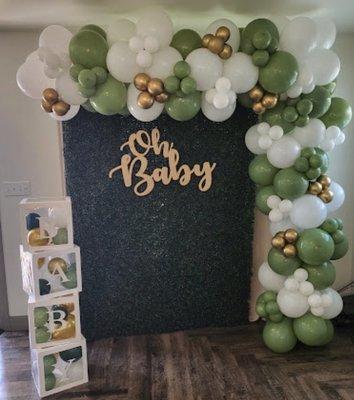 Jungle themed baby shower. Perfect for anyone needing a small event venue.