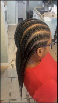 6-8 FEED IN BRAIDS