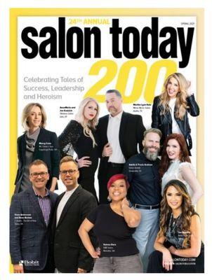 Drum Roll, Please!  We are very honored to announce that we are Top Salon 200 for the 14th year in a row!!  We would like to thank our c