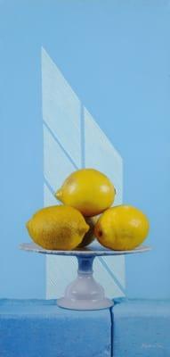 lemons on plate