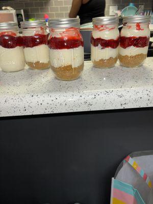 Cheesecake jars