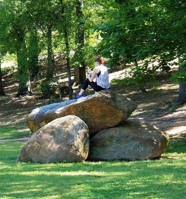 Catching spring in Dudley Park