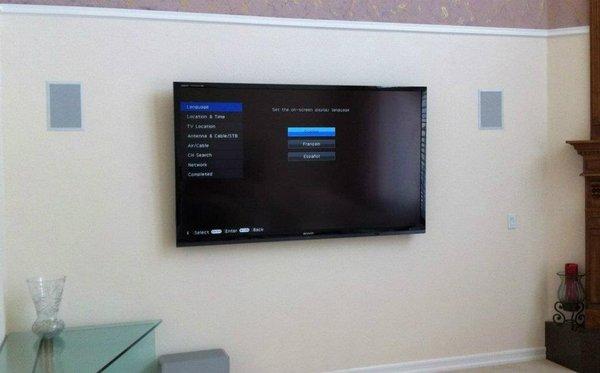 TV Mounting in Office