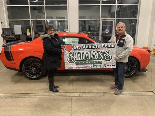 Just picked up our new 2021 Dodge Challenger Wide Body R/T Scat Pack Shaker Hood package in Mango Orange.