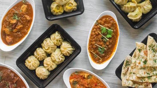 Momo Dumplings and Curries made with halal meat and fresh ingridients