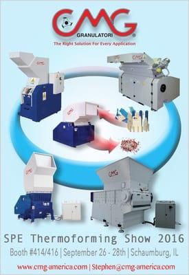 A few of our products -  Granulators and Shredders