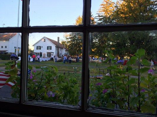 View of the Tack House during the Farm To Table event on Sept 24th.