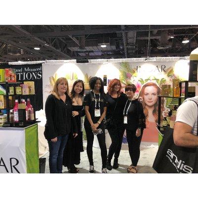 Noar booth at L.B. hairshow