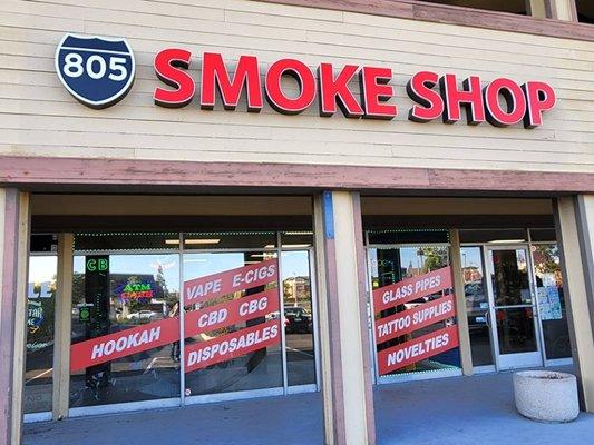 805 Smoke Shop and Tattoo Supplies

4768 Clairemont Mesa Blvd

San Diego, CA 92117