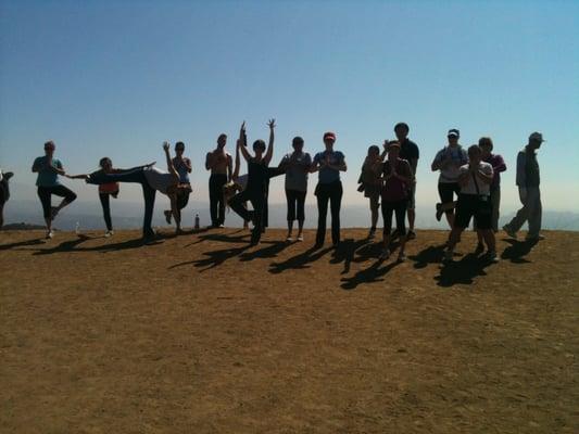 Griffith Park Hiking yogis!!! Strike A Pose!