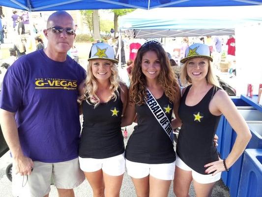 Reppin' Rockstar Energy Drink at Piratefest 2013!