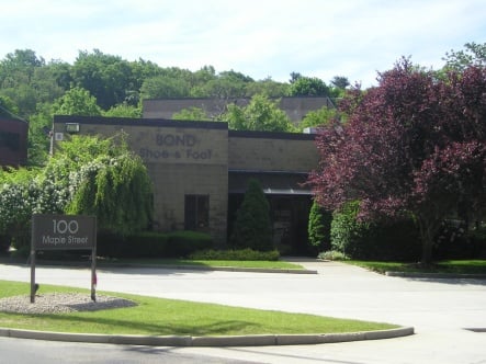 Bond Shoe and Foot at 100 Maple Street, Stoneham MA