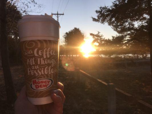 Large sunrise coffee.