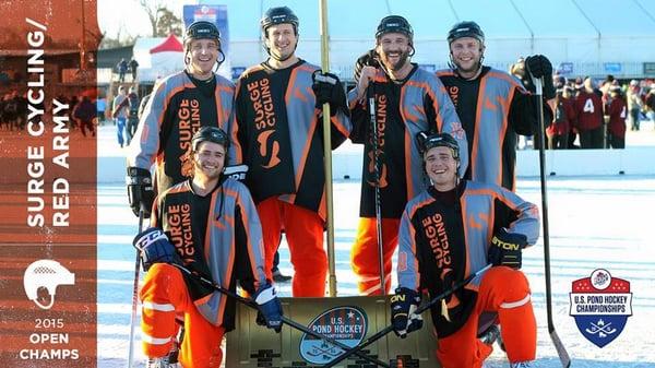 SURGE CYCLING'S U.S. POND HOCKEY CHAMPIONS!