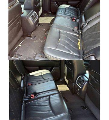 Interior Shampooed & Leather Conditioned