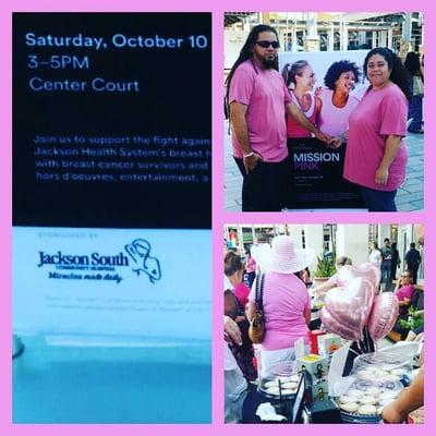 I Kan Support Care staff at Mission Pink event