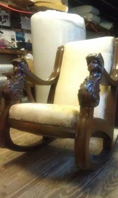 Before 17th century Rocking chair refinished