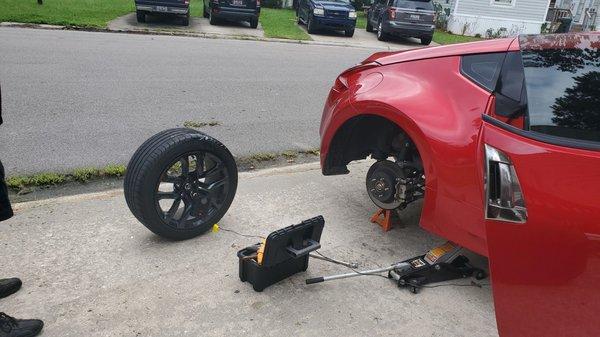 Simple tire repair.