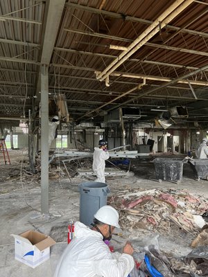 18,000 sqft Mold remediation. The Roof was leaking for 5 years!!