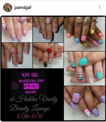 Make an appointment with our new nail tech Pamela!