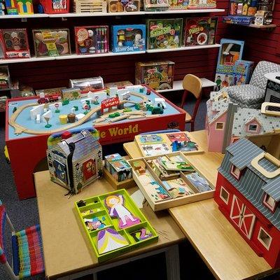 kids playroom where they can play while you browse