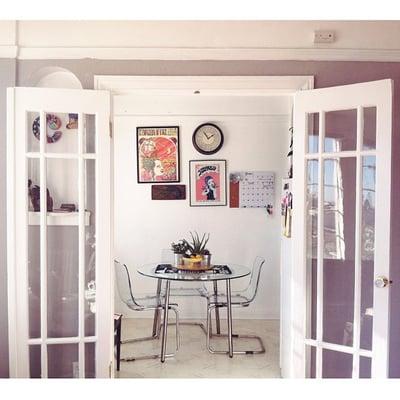 kitchen with french doors