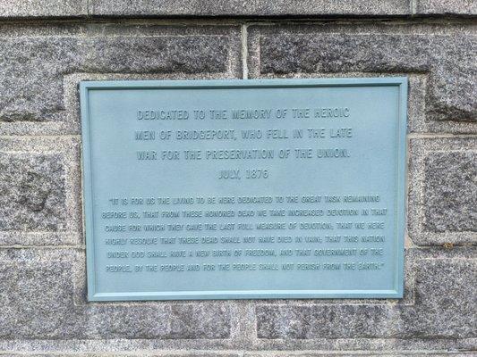 Soldiers' and Sailors' Monument, Bridgeport