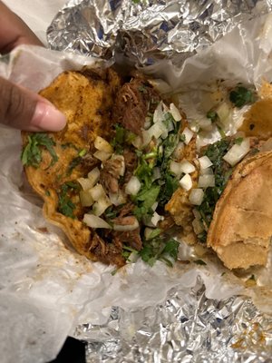 Birria tacos