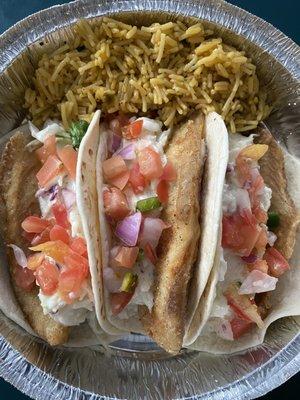 Fish Taco Plate