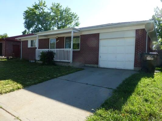 Montbello Rental, 4 bed, 2 bath, 1 car garage, large fenced yard, $1595 month