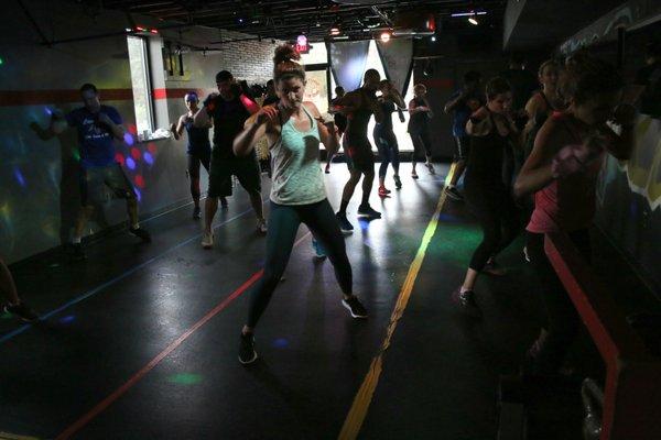 Our flagship class: Intensity!! if you like cardio, this is the class for you! One and a half of hours of nonstop kick your butt cardio!