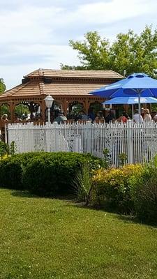 The Tiki Bar at the Riveredge Resort, Alexandria Bay, New York. A great place to have a bucket