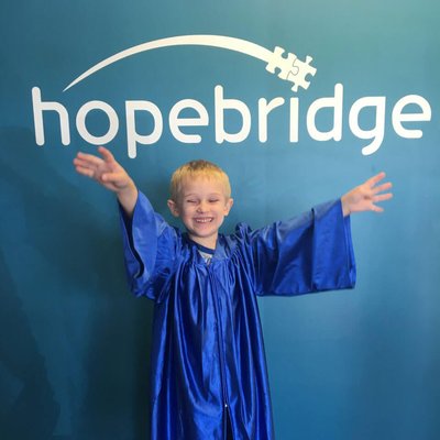 Graduation from therapy and school readiness are goals for every child at Hopebridge.