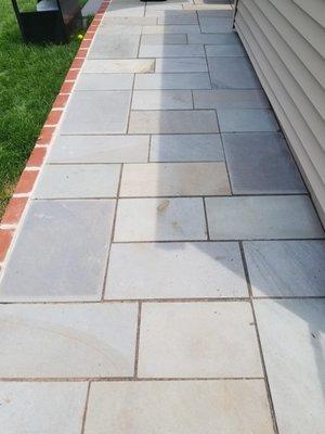 new bluestone walkway