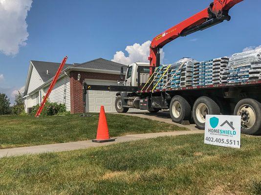 HomeShield Roofing and & Exterior roof loading