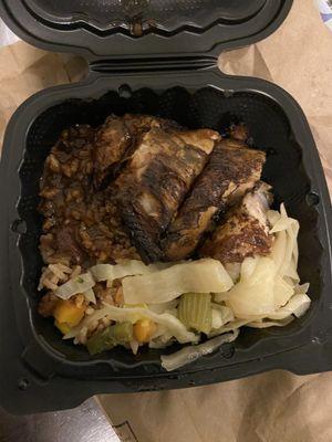 Small Jerk Chicken plate