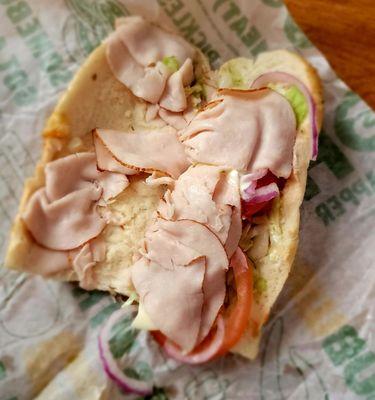 Subway,Deli Heroes Sub Titan Turkey